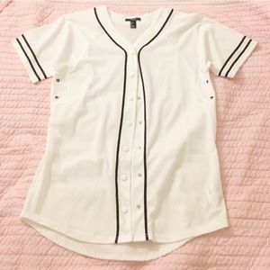 Baseball button up jersey